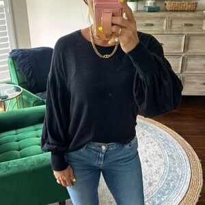 Black Abercrombie, lightweight soft sweater